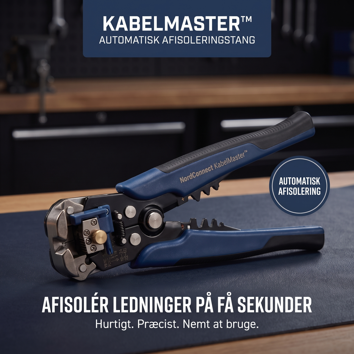 KabelMaster™ – Automatisk Afisoleringstang