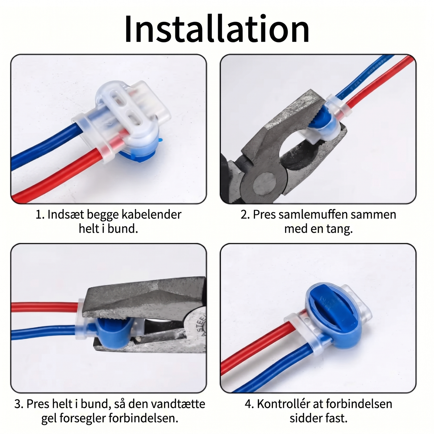 IP67 GelStik™ – Fix din kanttråd på 10 sekunder